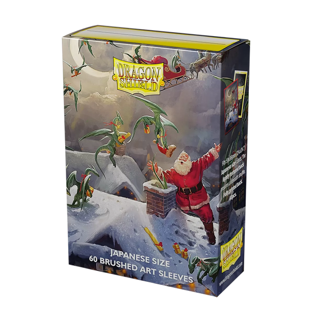 Christmas Dragon 2023 - Brushed Art Sleeves - Japanese Size Box 60 - Dragon Shield
