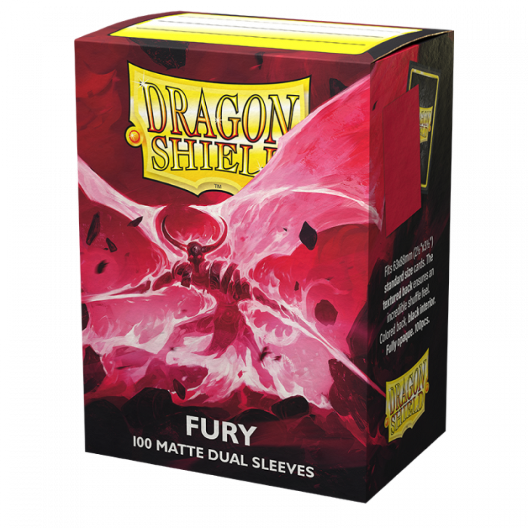 Fury (Alaric, Crimson King) - Dual Matte Sleeves - Standard Size Box 100 - Dragon Shield