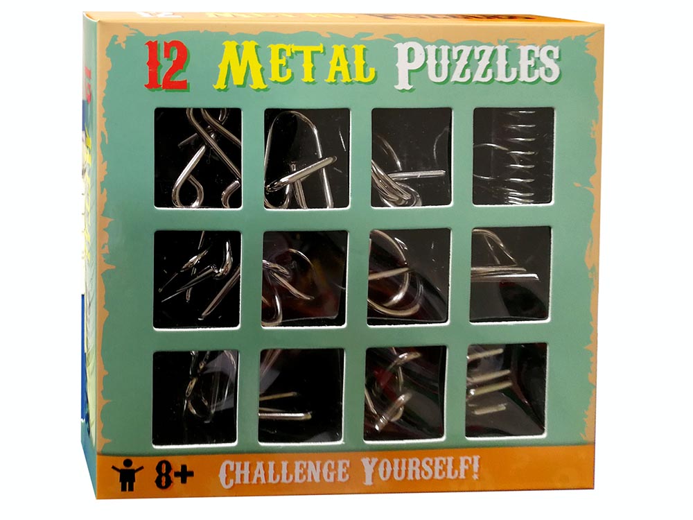 12 Metal Puzzles Pack