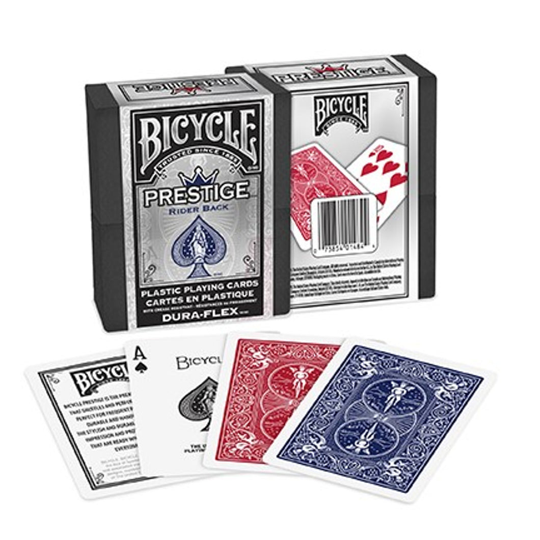 Prestige Playing Cards - 100% Plastic - Poker Size - Bicycle