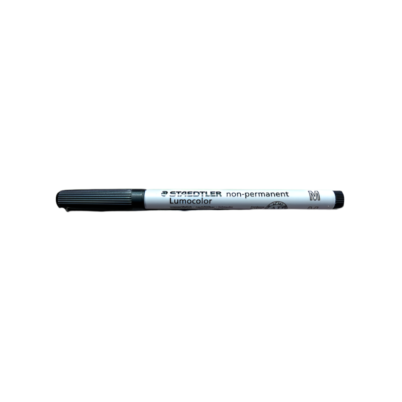 Medium-Tip Black Marker - (approx 1.0mm) Water Soluble - Staedtler