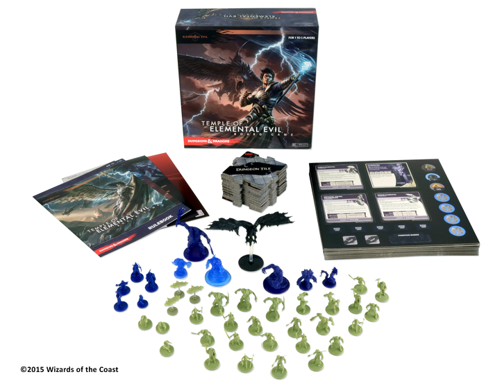 D&D Temple of Elemental Evil Board Game