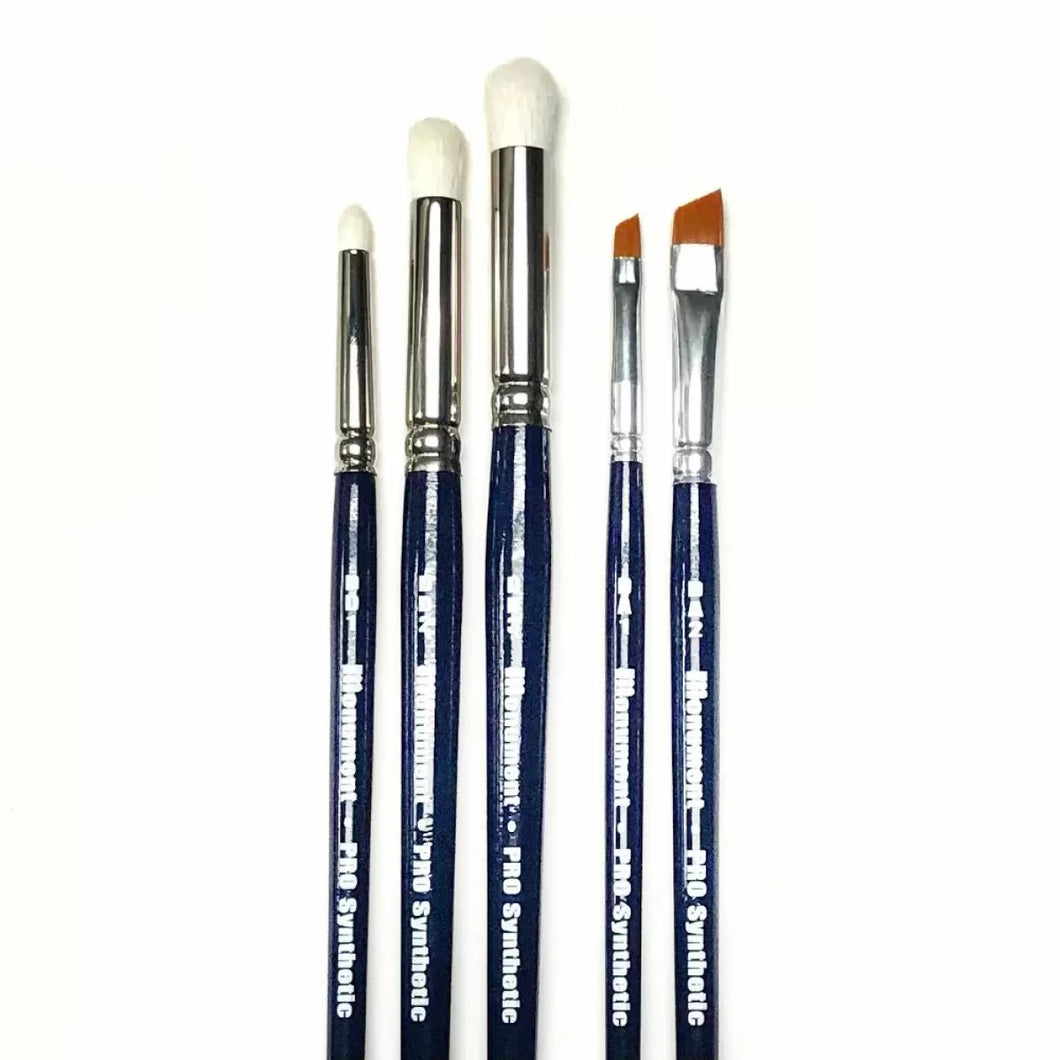 Drybrush 5 Brush Set - Pro Drybrush - Monument