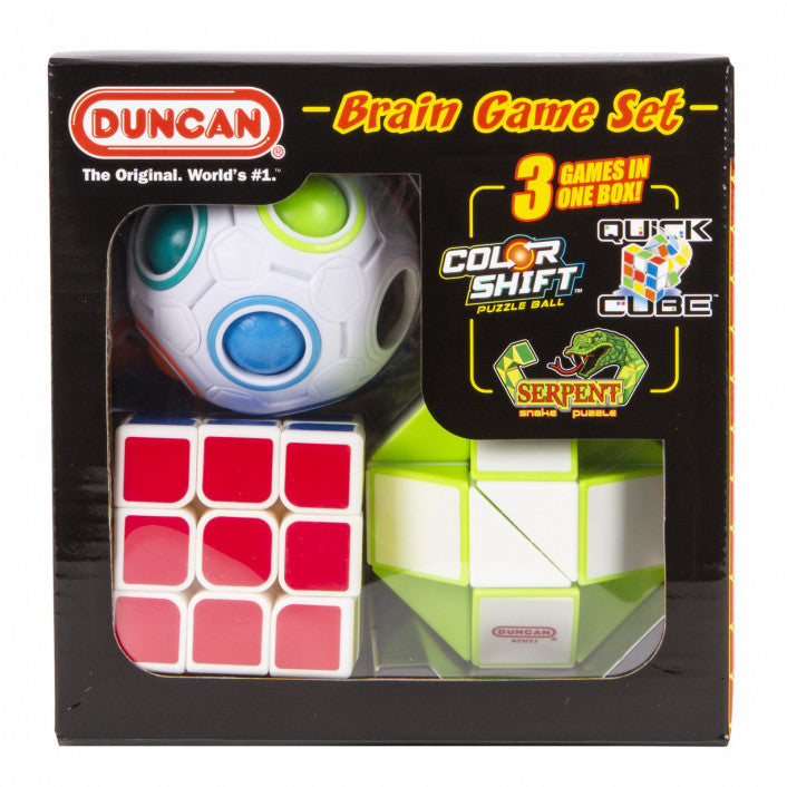 Brain Game Combo Set (Colour Shift, Quick Cube & Serpent) - Duncan