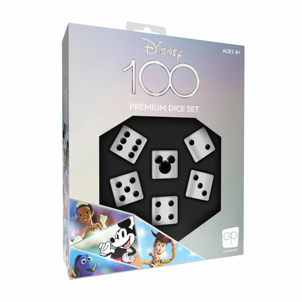 Disney Premium Metal Dice - 16mm d6 Dice Set (6) - Disney 100