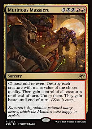 Mutinous Massacre #0222 M R [EOE]