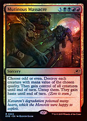 Mutinous Massacre (Foil) #0222 M R [EOE]