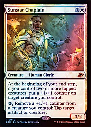 Sunstar Chaplain (Foil) #0040 W R [EOE]