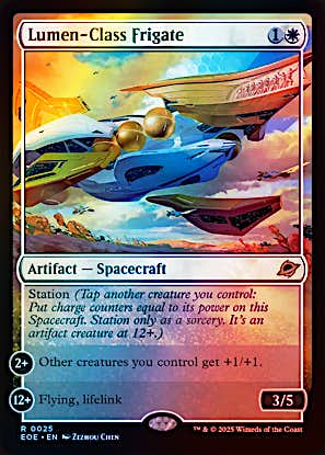 Lumen-Class Frigate (Foil) #0025 W R [EOE]