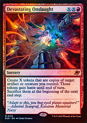 Devastating Onslaught (Foil) #0132 R M [EOE]