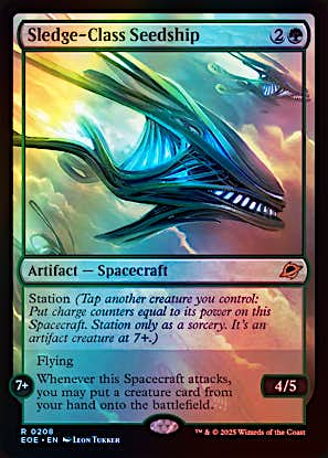 Sledge-Class Seedship (Foil) #0208 G R [EOE]
