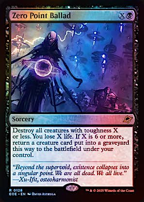 Zero Point Ballad (Foil) #0128 Bk R [EOE]