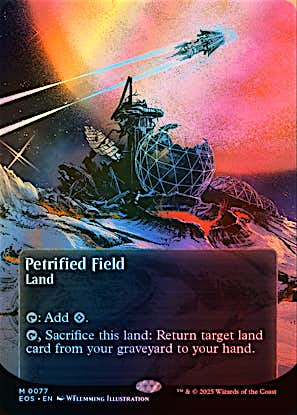 Petrified Field (Borderless Poster Foil) #0077 L M [EOE] [EOS]