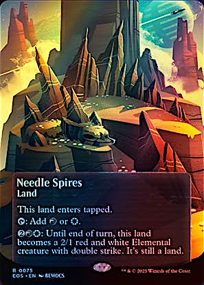 Needle Spires (Borderless Poster Foil) #0075 L R [EOE] [EOS]