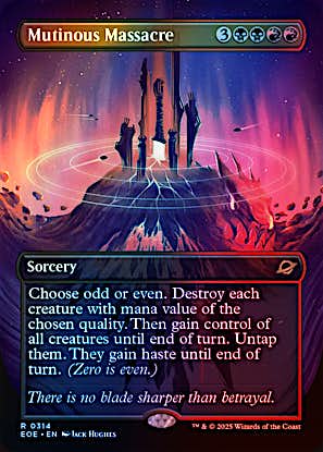 Mutinous Massacre (Borderless Foil) #0314 M R [EOE]