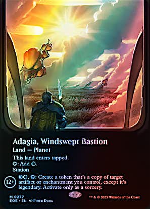 Adagia, Windswept Bastion (Borderless Foil) #0277 L M [EOE]