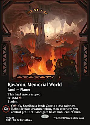 Kavaron, Memorial World (Borderless) #0281 L M [EOE]