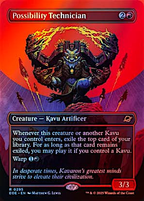 Possibility Technician (Borderless Foil) #0295 R R [EOE]