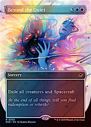 Beyond the Quiet (Borderless Foil) #0303 W R [EOE]