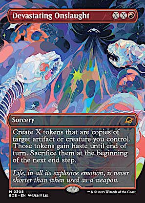 Devastating Onslaught (Borderless) #0308 R M [EOE]