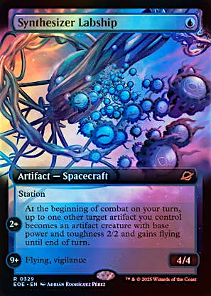 Synthesizer Labship (Extended Art Foil) #0329 Bu R [EOE]