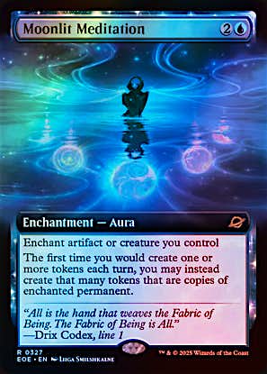 Moonlit Meditation (Extended Art Foil) #0327 Bu R [EOE]