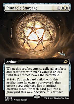Pinnacle Starcage (Extended Art) #0322 W R [EOE]