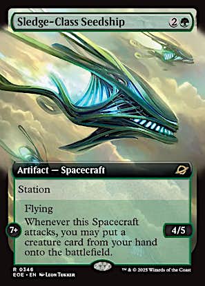 Sledge-Class Seedship (Extended Art) #0346 G R [EOE]