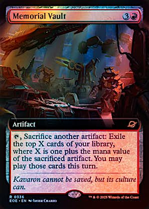 Memorial Vault (Extended Art Foil) #0336 R R [EOE]