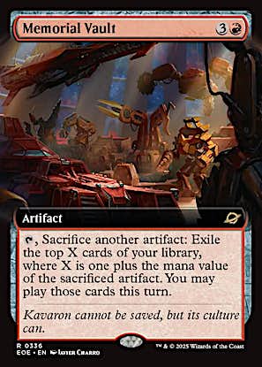 Memorial Vault (Extended Art) #0336 R R [EOE]
