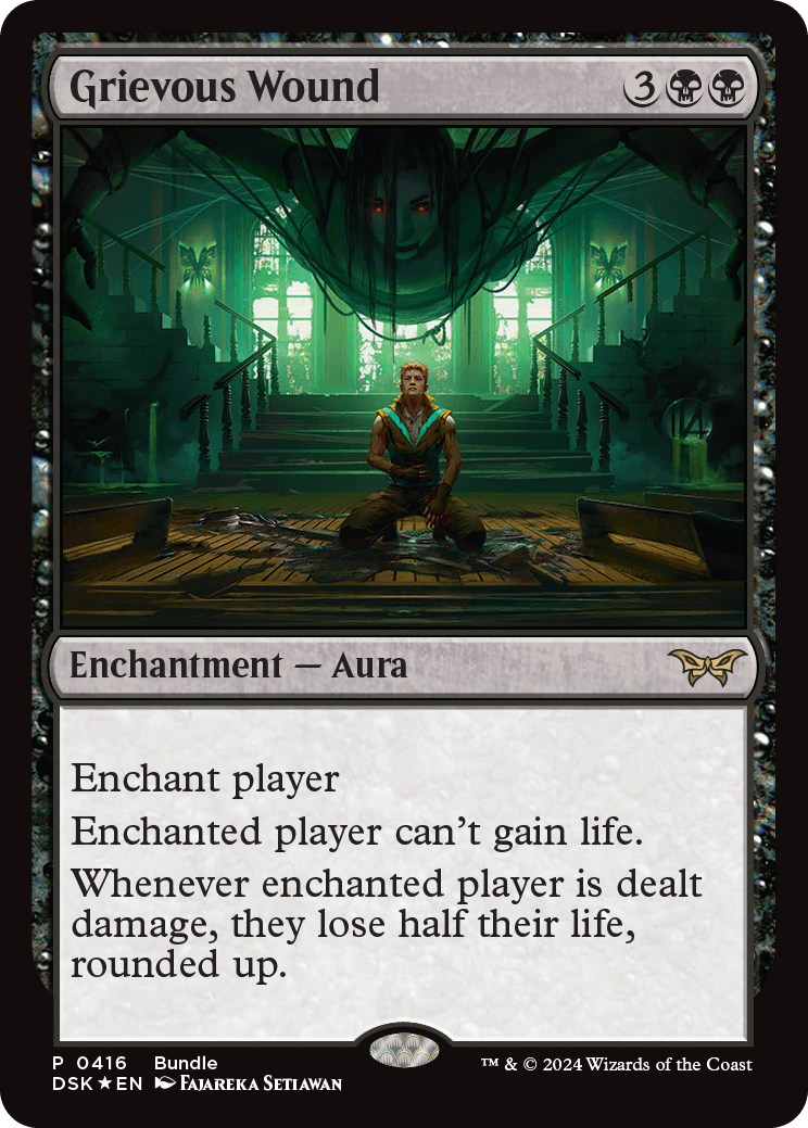 Grievous Wound (Promo) (Foil) #0416 Bk R [DSK]