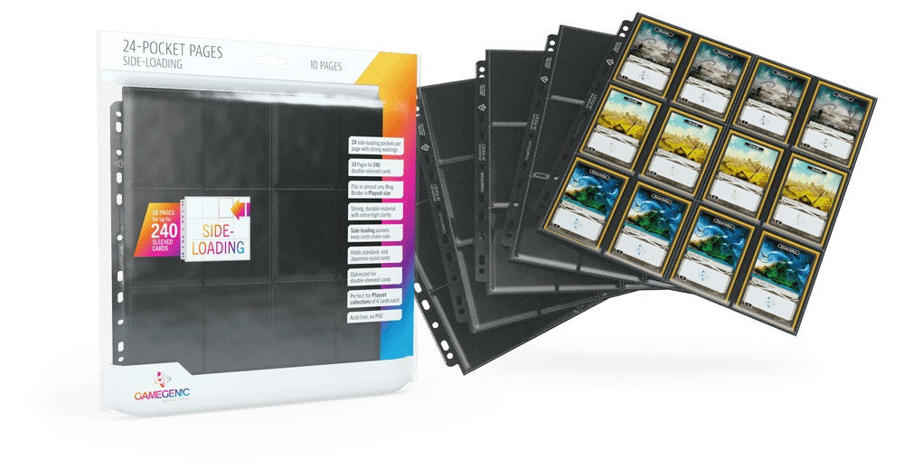 24-Pocket Page Sideloading (10 pack) - Gamegenic