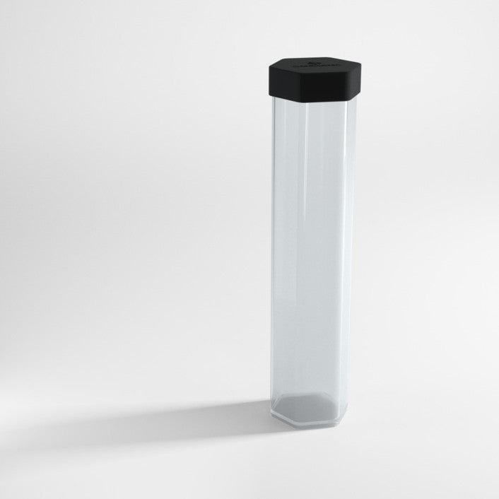 Clear Playmat Tube with Black Caps - Game Genic