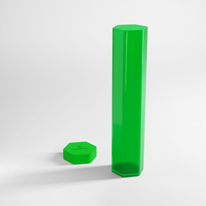 Clear Green Playmat Tube with Green Caps - Game Genic