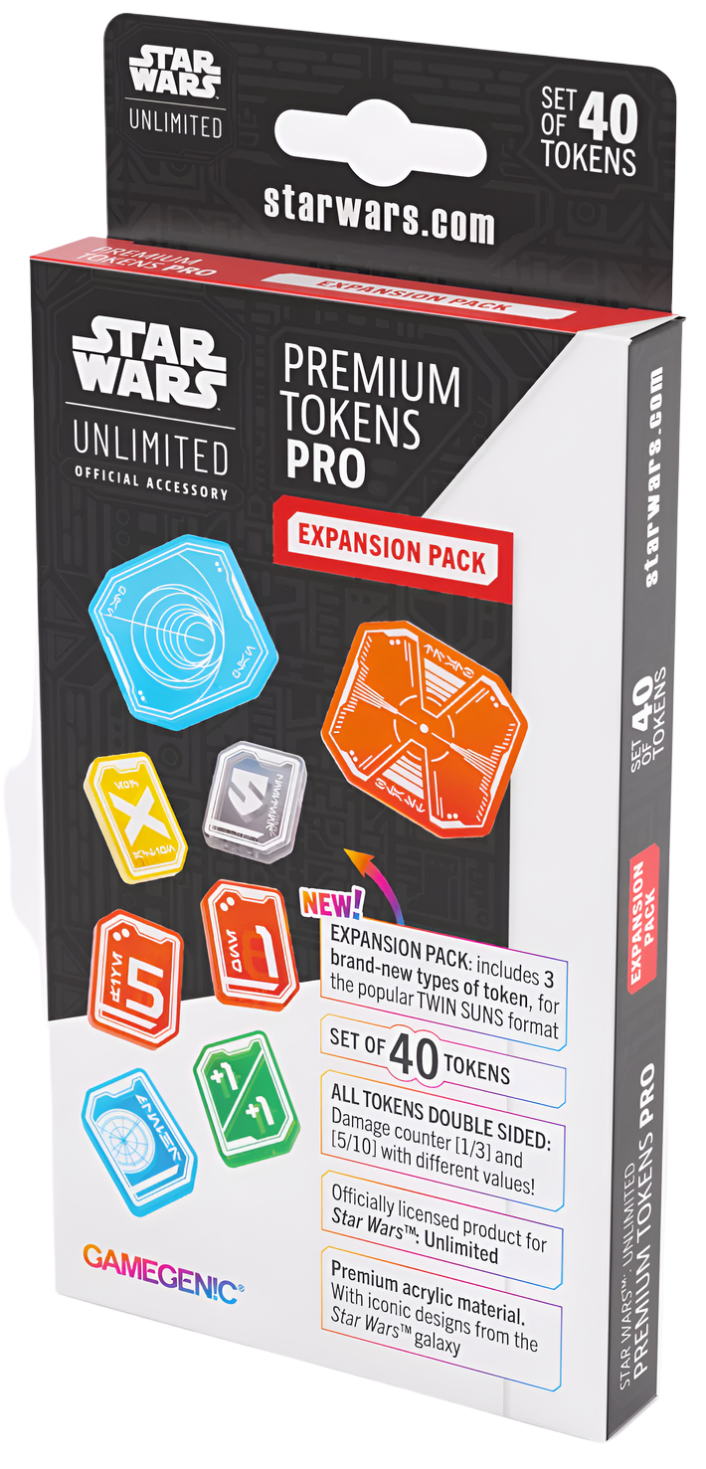 Acrylic Tokens PRO Expansion Pack - Star Wars Unlimited - Gamegenic