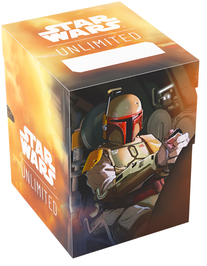 Boba Fett/Fett's Firespray - Soft Crate - Star Wars Unlimited - 60+ Deck/Token Box - Gamegenic