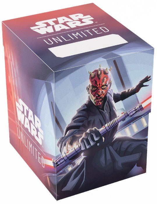Darth Maul - Soft Crate - Star Wars Unlimited - 60+ Deck/Token Box - Gamegenic