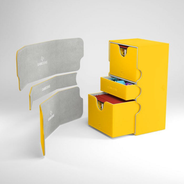 Yellow - Stronghold 200+ Convertible Deck Box - Gamegenic