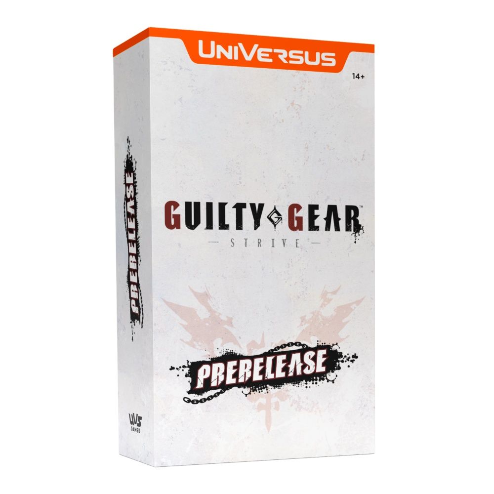 Prerelease Box - Guilty Gear Strive - UniVersus Mega Games Penrith Prerelease Box - Guilty Gear Strive - UniVersus Mega Games Penrith
