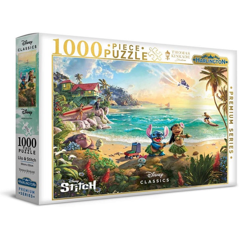 Lilo & Stitch - Thomas Kinkade - 1000pc Jigsaw Puzzle - MJM20317