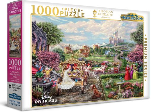 Cinderella: Happily Ever After - Thomas Kinkade - 1000pc Jigsaw Puzzle - MJM20332