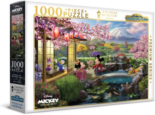 Mickey and Minnie in Japan - Thomas Kinkade - 1000pc Jigsaw Puzzle - MJM20335