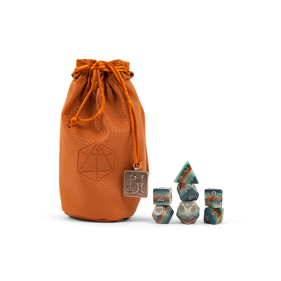Chetney Pock O'Pea - Bells Hells - Bag & Polyhedral Dice Set (7) - Critical Role