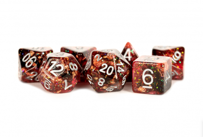 Eternal Fire - Premium 16mm Polyhedral 7 Die Set - MDG