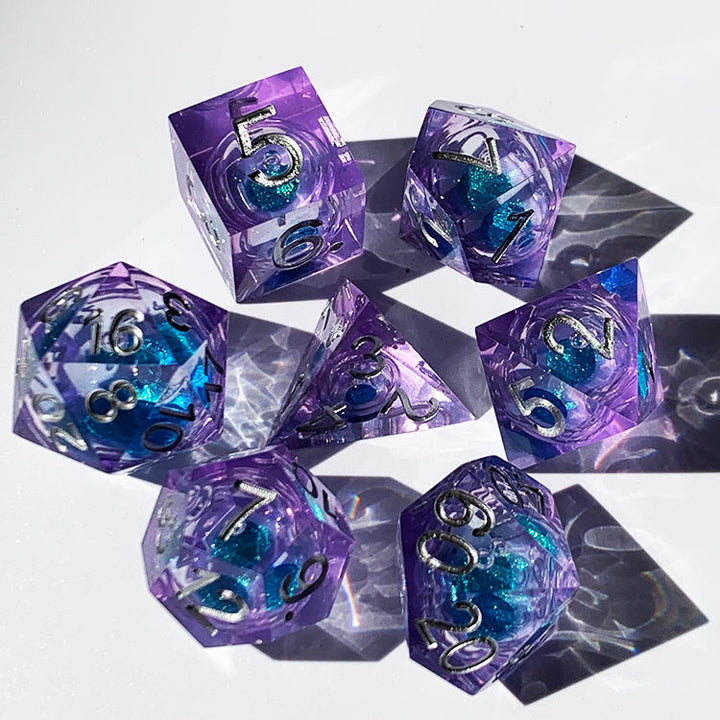 Fusion - Liquid Core - Active Polyhedral Dice Set (7) - ACE