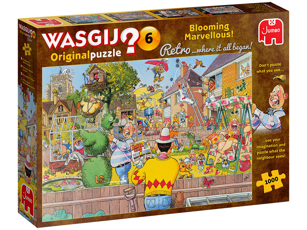 #6 Blooming Marvellous - 1000 Piece Jigsaw Puzzle - Wasgij Retro Original - Jumbo