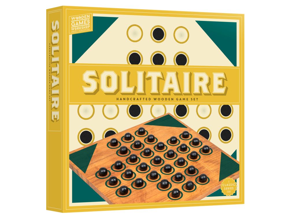 Solitaire - Wood Game Workshop - Professor Puzzle