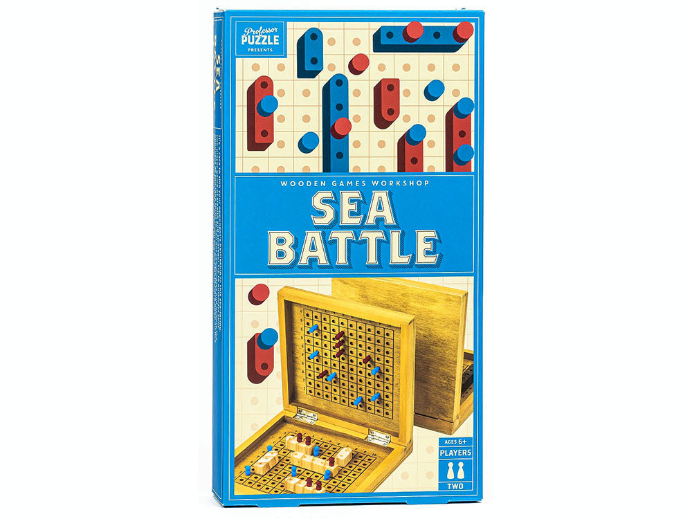 Sea Battle - Wood Game Workshop - Professor Puzzle