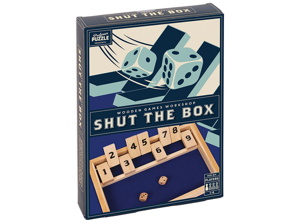Shut the Box - Wood Game Workshop - Professor Puzzle