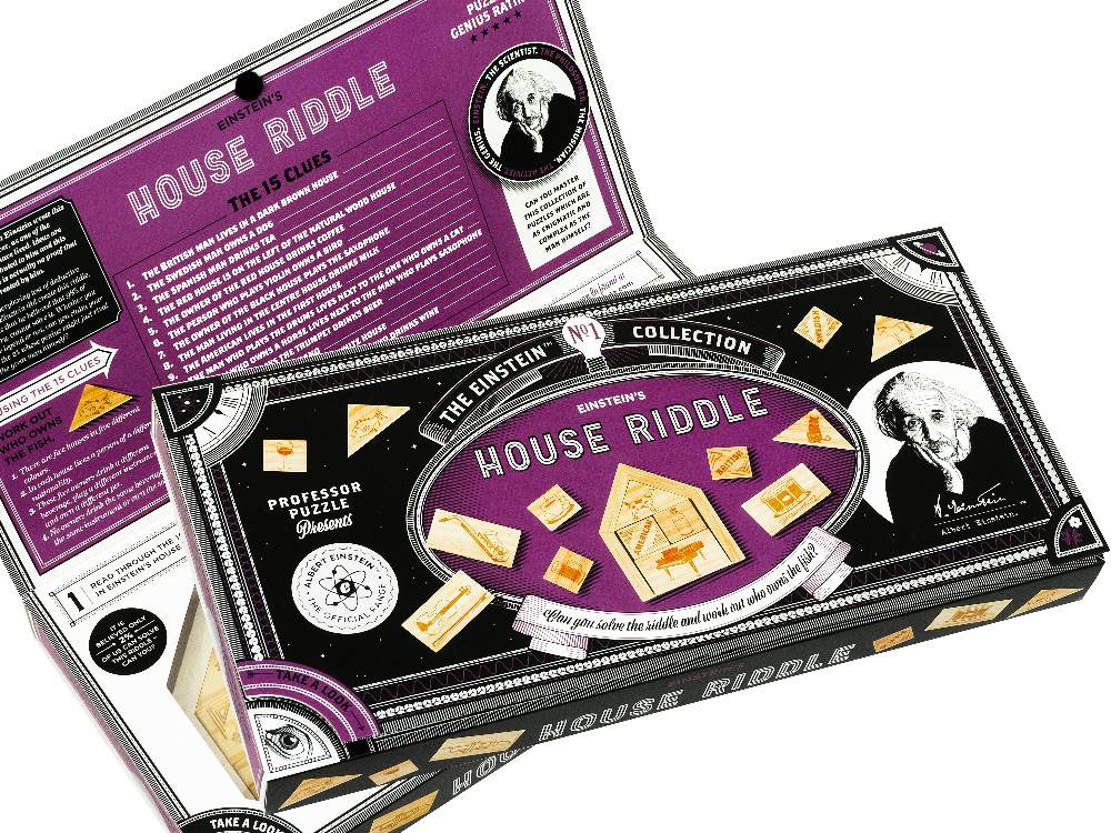 Einstein's House Puzzle - Professor Puzzle